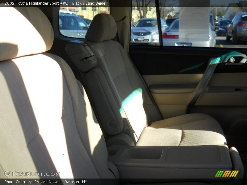 Black / Sand Beige 2009 Toyota Highlander Sport 4WD