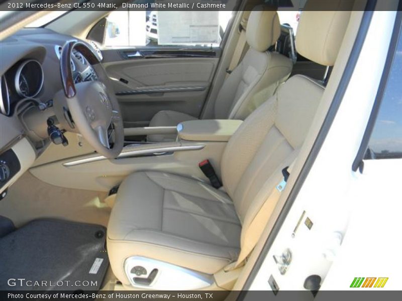Diamond White Metallic / Cashmere 2012 Mercedes-Benz GL 550 4Matic