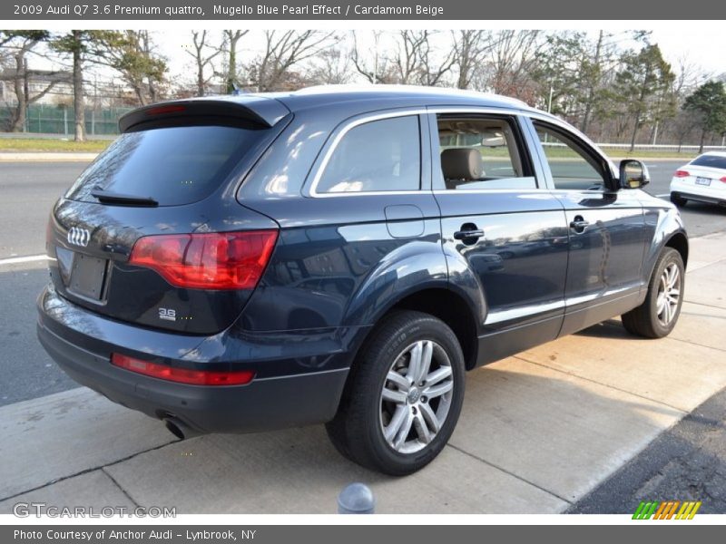 Mugello Blue Pearl Effect / Cardamom Beige 2009 Audi Q7 3.6 Premium quattro