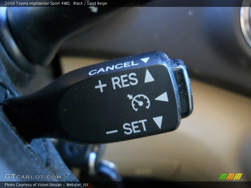 Black / Sand Beige 2009 Toyota Highlander Sport 4WD