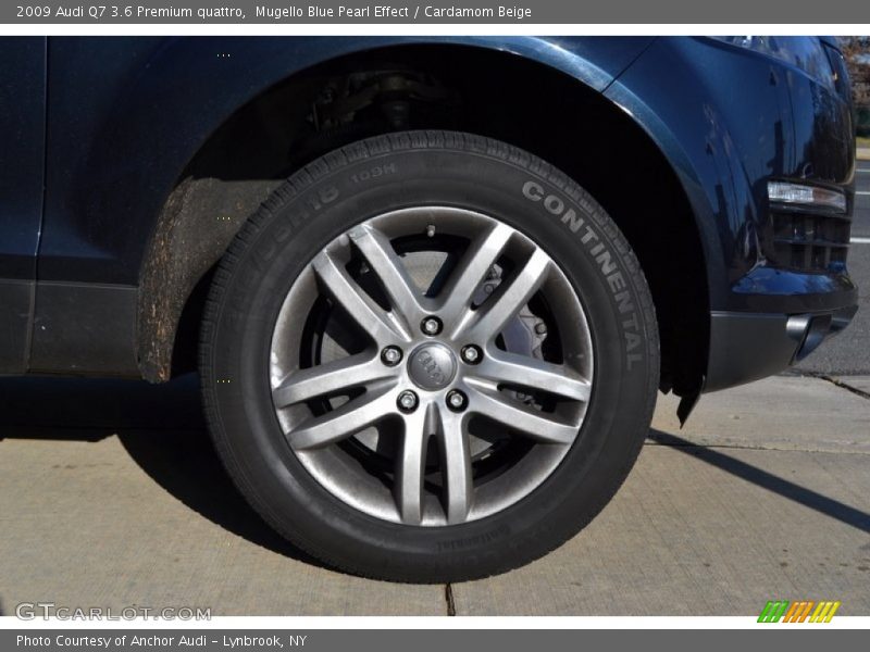Mugello Blue Pearl Effect / Cardamom Beige 2009 Audi Q7 3.6 Premium quattro