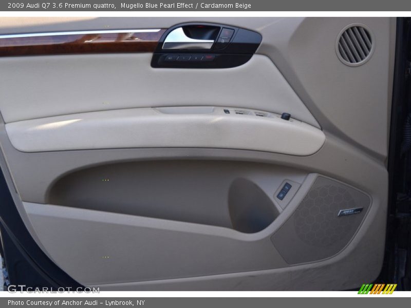 Mugello Blue Pearl Effect / Cardamom Beige 2009 Audi Q7 3.6 Premium quattro