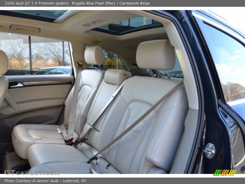 Mugello Blue Pearl Effect / Cardamom Beige 2009 Audi Q7 3.6 Premium quattro