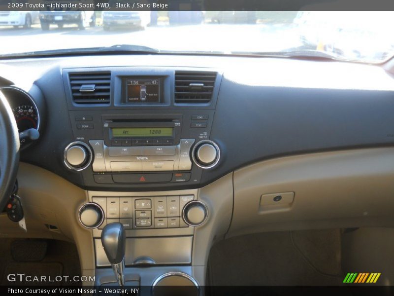 Black / Sand Beige 2009 Toyota Highlander Sport 4WD