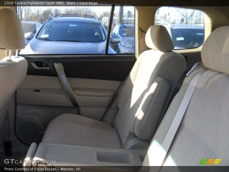 Black / Sand Beige 2009 Toyota Highlander Sport 4WD