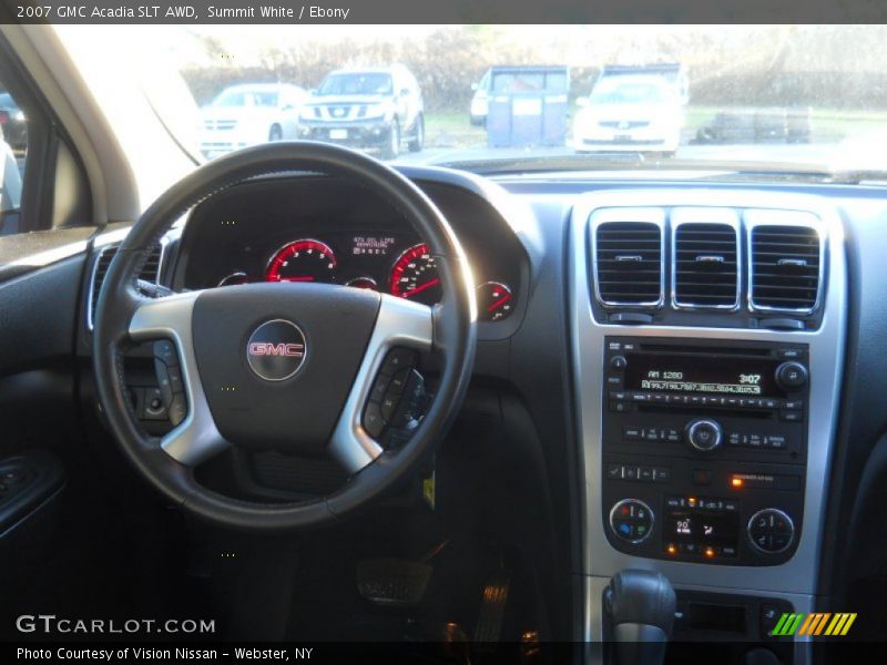 Summit White / Ebony 2007 GMC Acadia SLT AWD