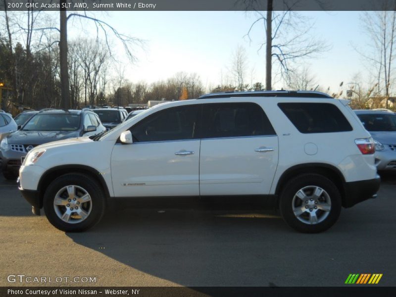 Summit White / Ebony 2007 GMC Acadia SLT AWD