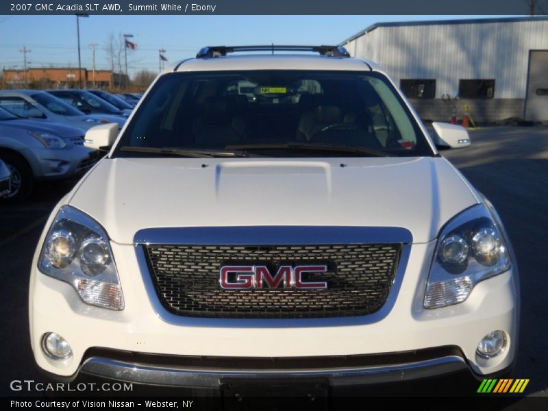 Summit White / Ebony 2007 GMC Acadia SLT AWD