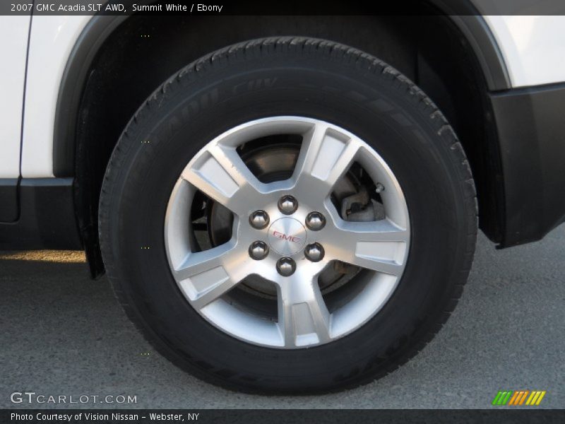 Summit White / Ebony 2007 GMC Acadia SLT AWD