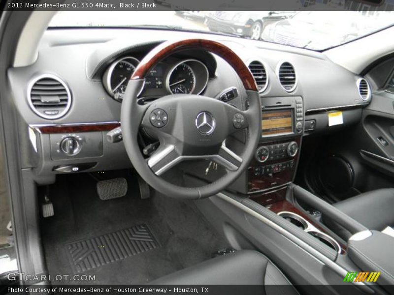 Black / Black 2012 Mercedes-Benz GL 550 4Matic