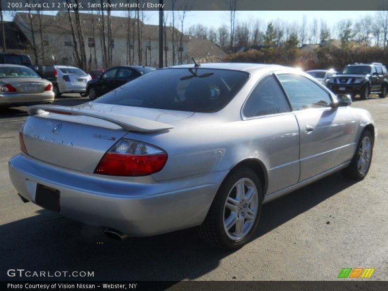 Satin Silver Metallic / Ebony 2003 Acura CL 3.2 Type S