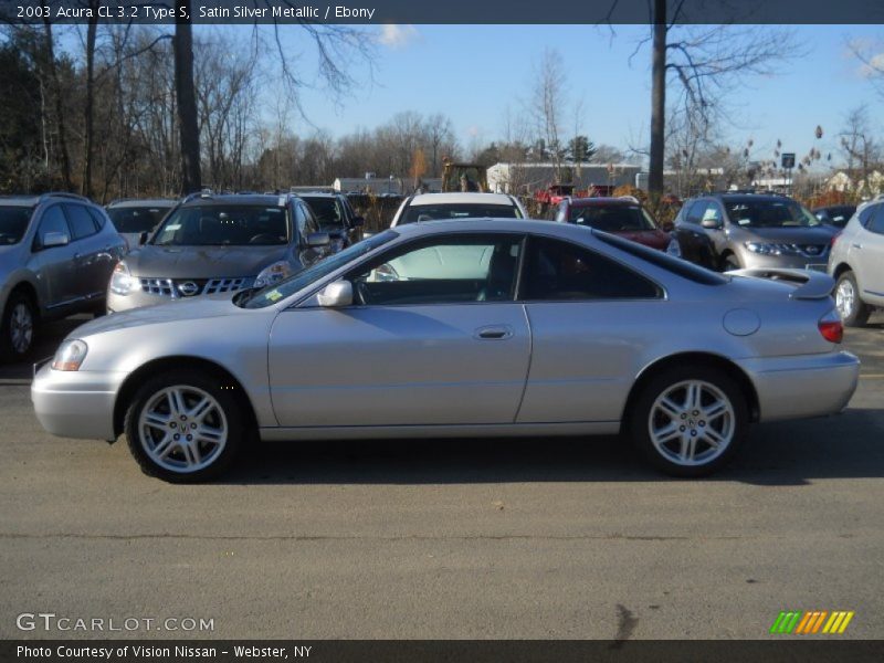 Satin Silver Metallic / Ebony 2003 Acura CL 3.2 Type S