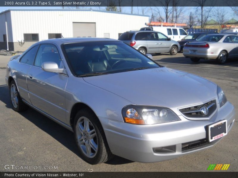 Satin Silver Metallic / Ebony 2003 Acura CL 3.2 Type S