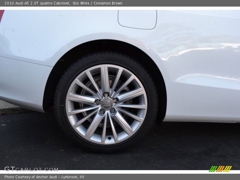 Ibis White / Cinnamon Brown 2010 Audi A5 2.0T quattro Cabriolet