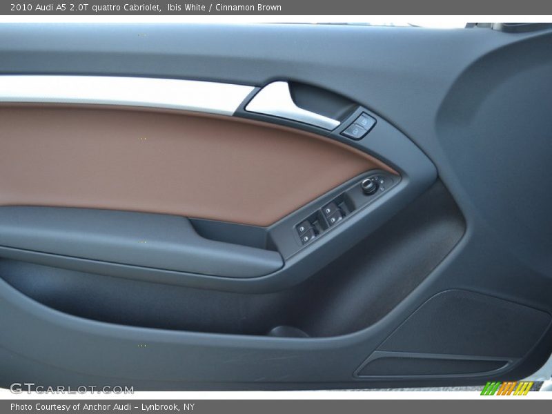 Ibis White / Cinnamon Brown 2010 Audi A5 2.0T quattro Cabriolet