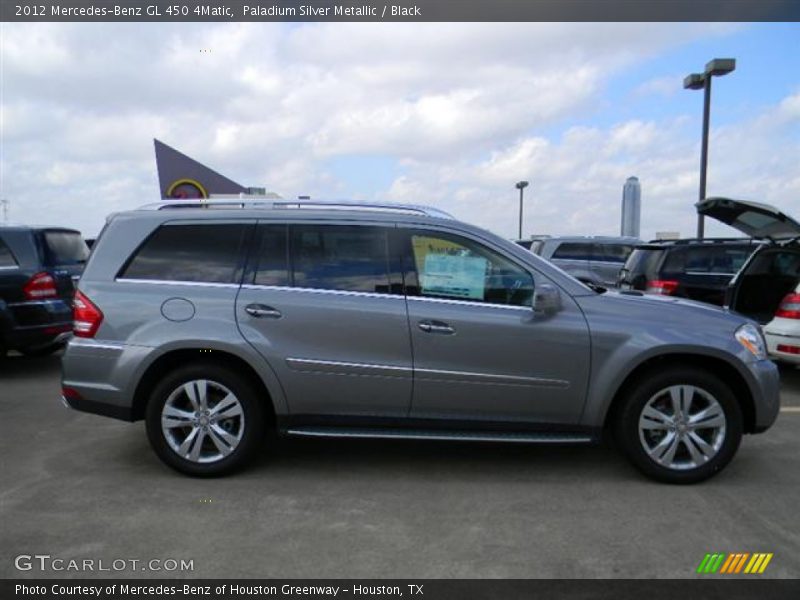 Paladium Silver Metallic / Black 2012 Mercedes-Benz GL 450 4Matic