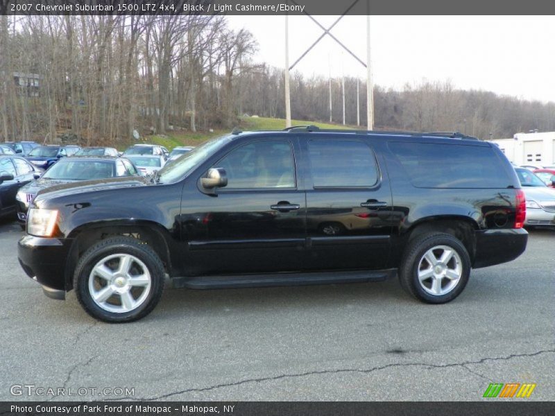 Black / Light Cashmere/Ebony 2007 Chevrolet Suburban 1500 LTZ 4x4