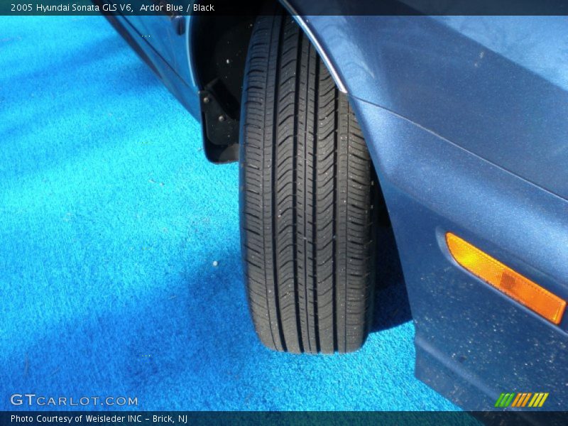 Ardor Blue / Black 2005 Hyundai Sonata GLS V6