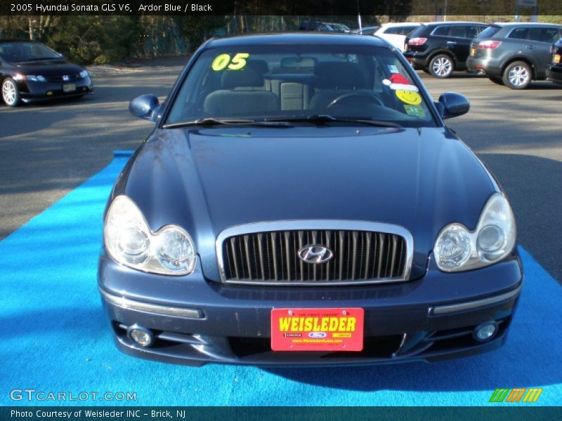 Ardor Blue / Black 2005 Hyundai Sonata GLS V6