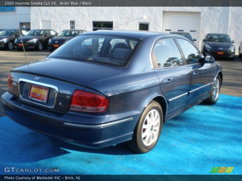 Ardor Blue / Black 2005 Hyundai Sonata GLS V6