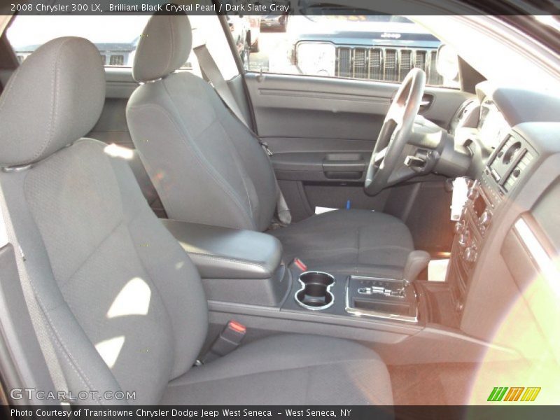 Brilliant Black Crystal Pearl / Dark Slate Gray 2008 Chrysler 300 LX