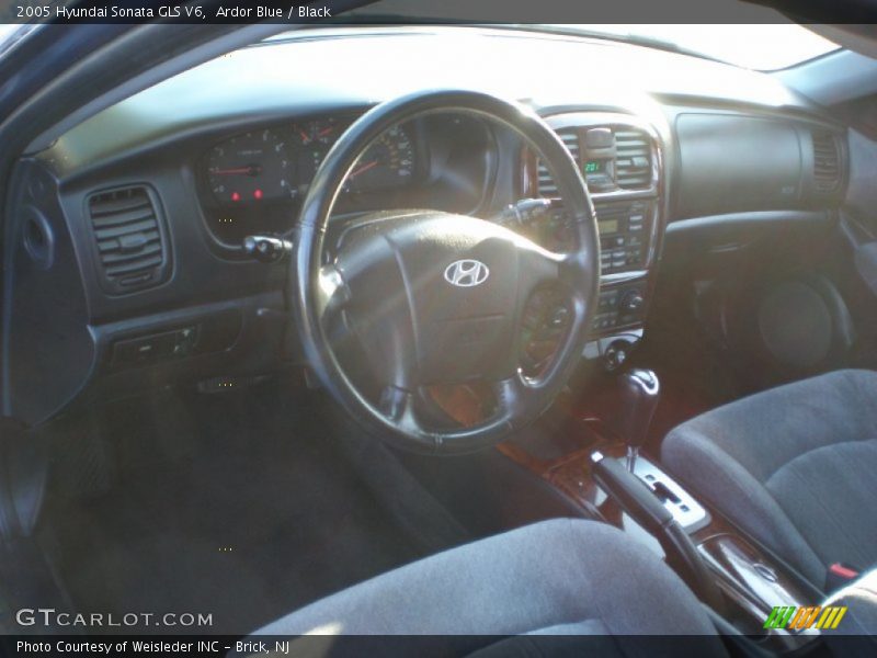 Ardor Blue / Black 2005 Hyundai Sonata GLS V6