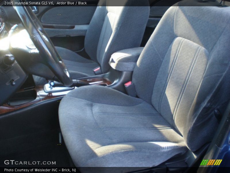 Ardor Blue / Black 2005 Hyundai Sonata GLS V6