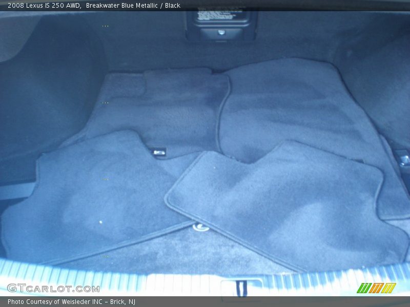 Breakwater Blue Metallic / Black 2008 Lexus IS 250 AWD
