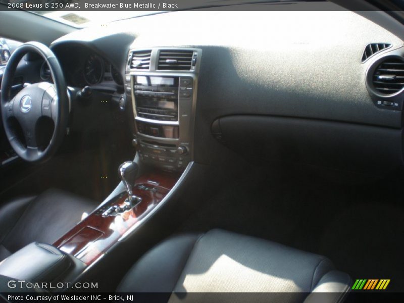 Breakwater Blue Metallic / Black 2008 Lexus IS 250 AWD