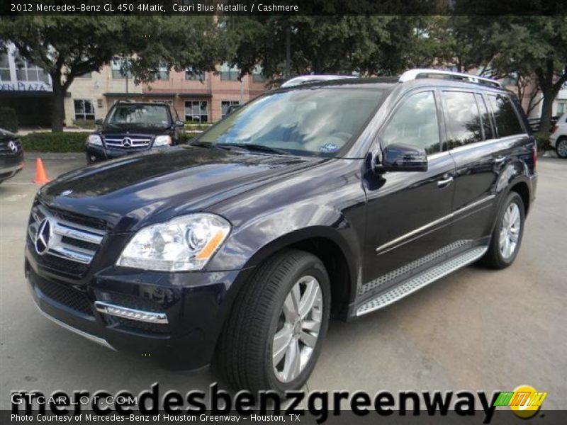 Capri Blue Metallic / Cashmere 2012 Mercedes-Benz GL 450 4Matic