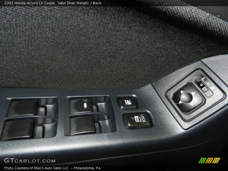 Satin Silver Metallic / Black 2003 Honda Accord LX Coupe
