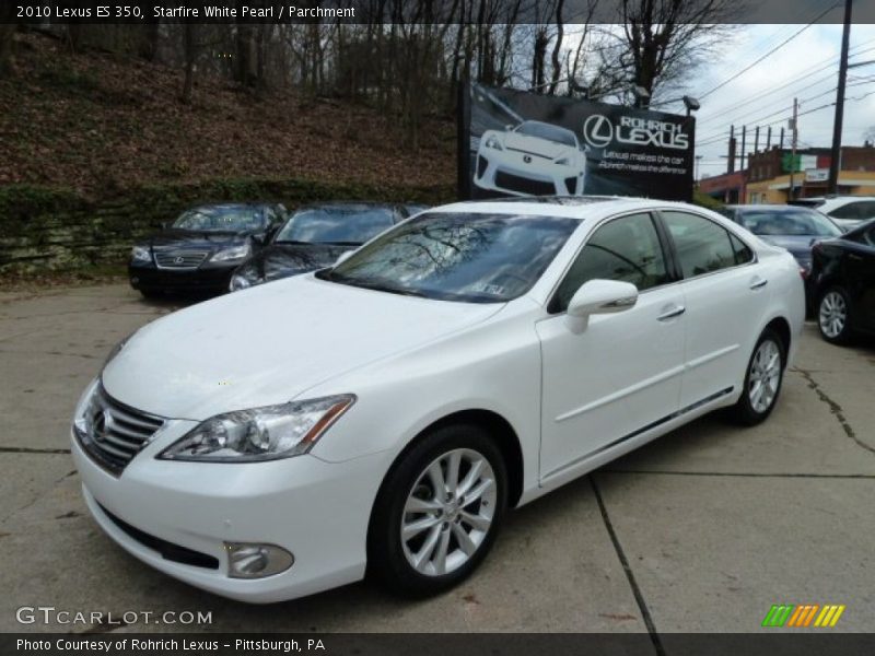 Starfire White Pearl / Parchment 2010 Lexus ES 350