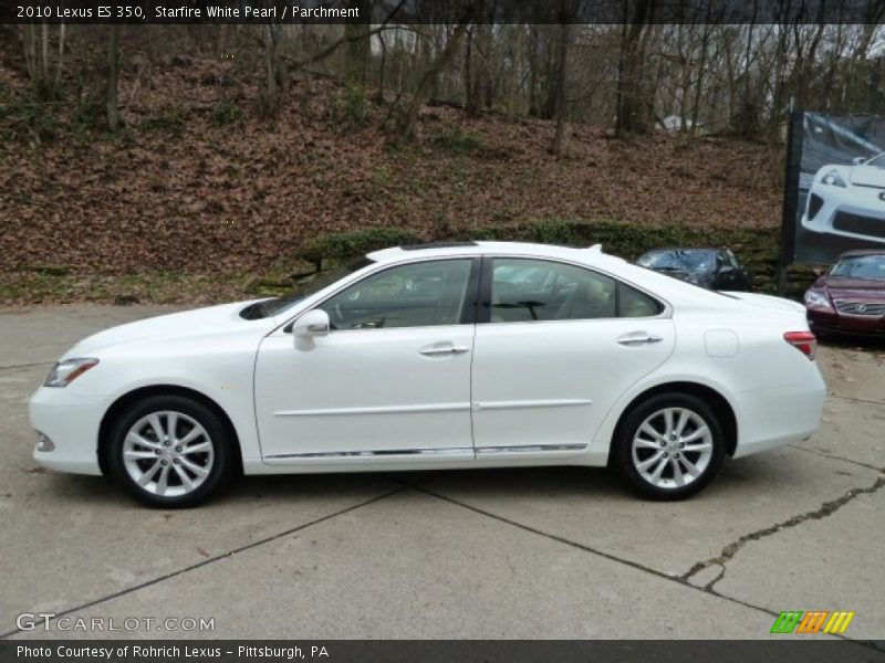 Starfire White Pearl / Parchment 2010 Lexus ES 350