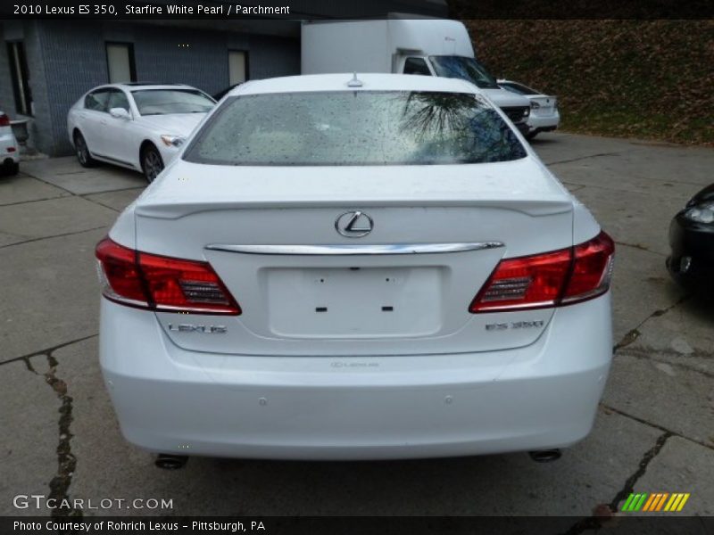 Starfire White Pearl / Parchment 2010 Lexus ES 350