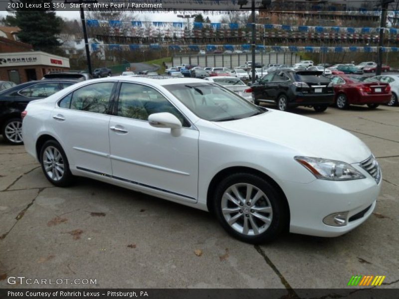 Starfire White Pearl / Parchment 2010 Lexus ES 350