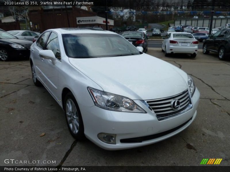 Starfire White Pearl / Parchment 2010 Lexus ES 350