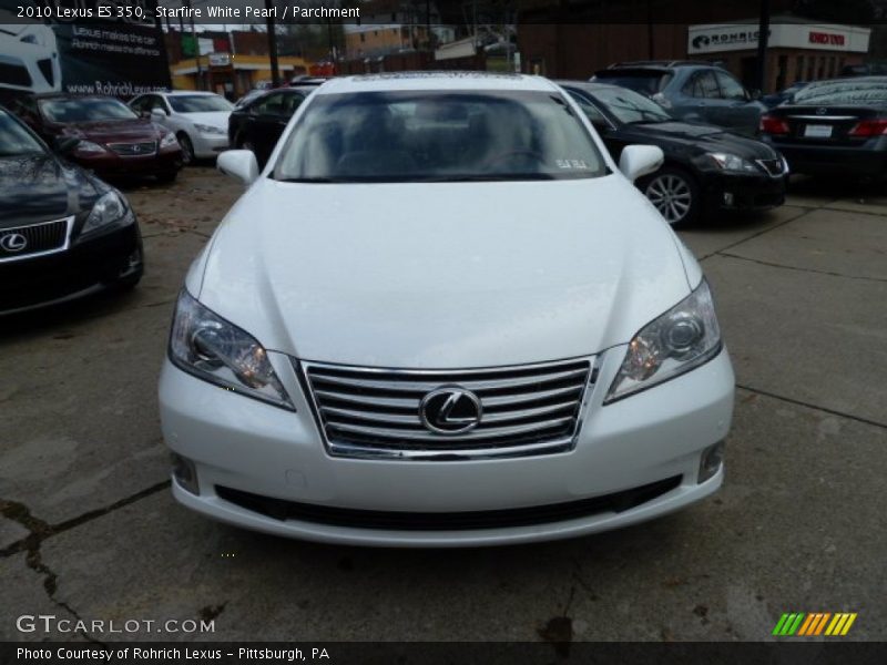 Starfire White Pearl / Parchment 2010 Lexus ES 350