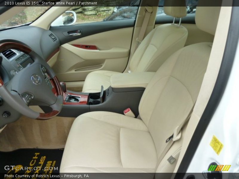 Starfire White Pearl / Parchment 2010 Lexus ES 350