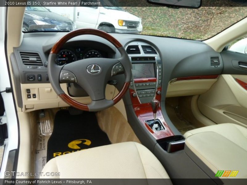 Starfire White Pearl / Parchment 2010 Lexus ES 350