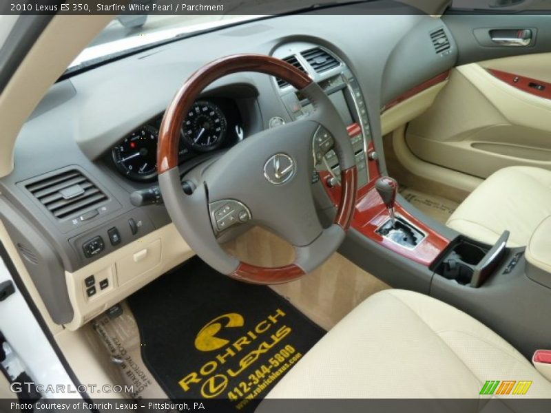 Starfire White Pearl / Parchment 2010 Lexus ES 350