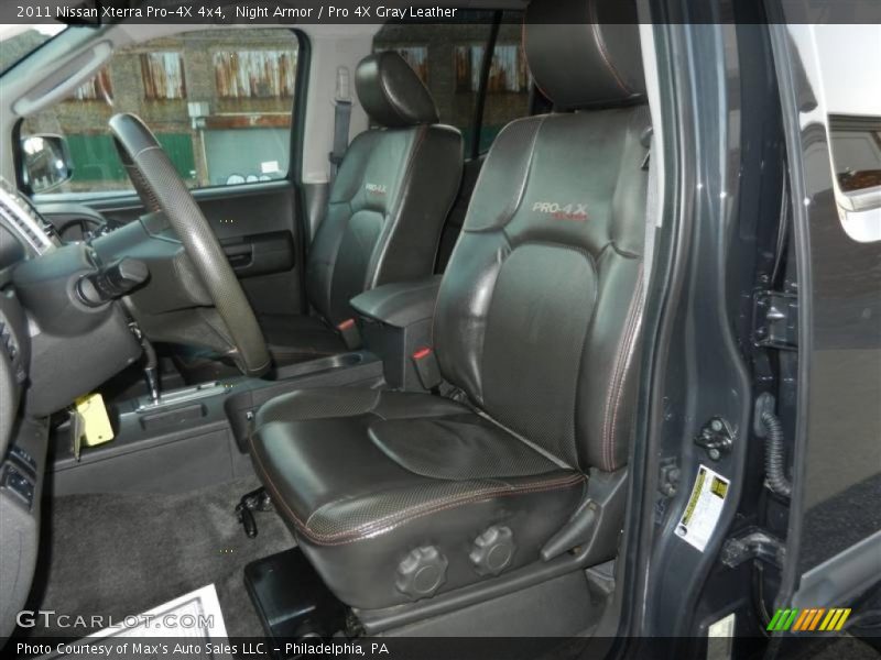  2011 Xterra Pro-4X 4x4 Pro 4X Gray Leather Interior