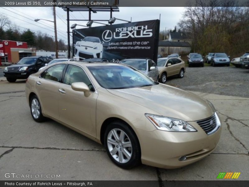 Golden Almond Metallic / Cashmere 2009 Lexus ES 350