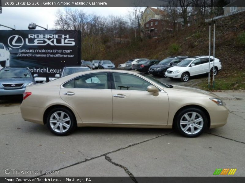 Golden Almond Metallic / Cashmere 2009 Lexus ES 350