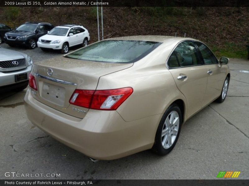 Golden Almond Metallic / Cashmere 2009 Lexus ES 350