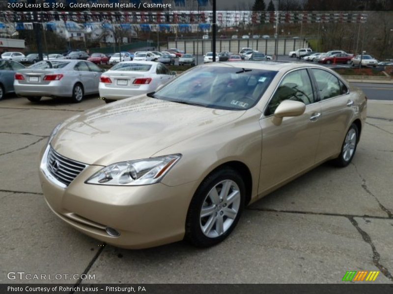 Golden Almond Metallic / Cashmere 2009 Lexus ES 350
