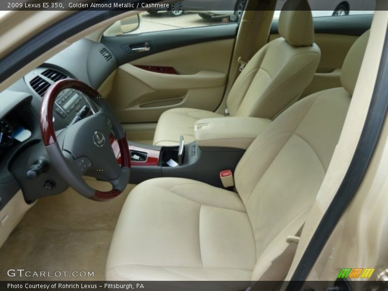 Golden Almond Metallic / Cashmere 2009 Lexus ES 350