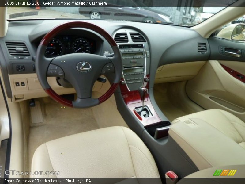 Golden Almond Metallic / Cashmere 2009 Lexus ES 350