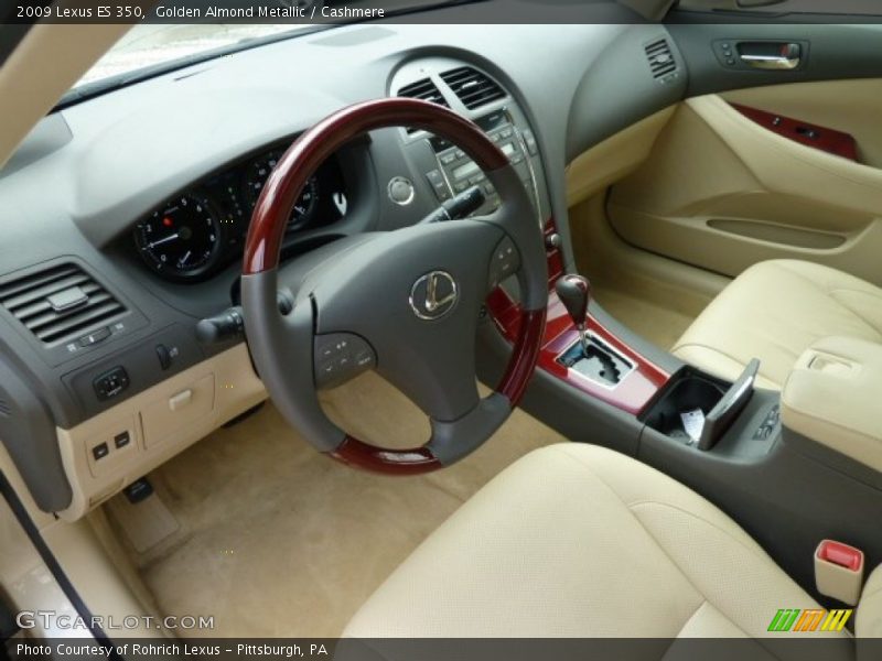 Golden Almond Metallic / Cashmere 2009 Lexus ES 350