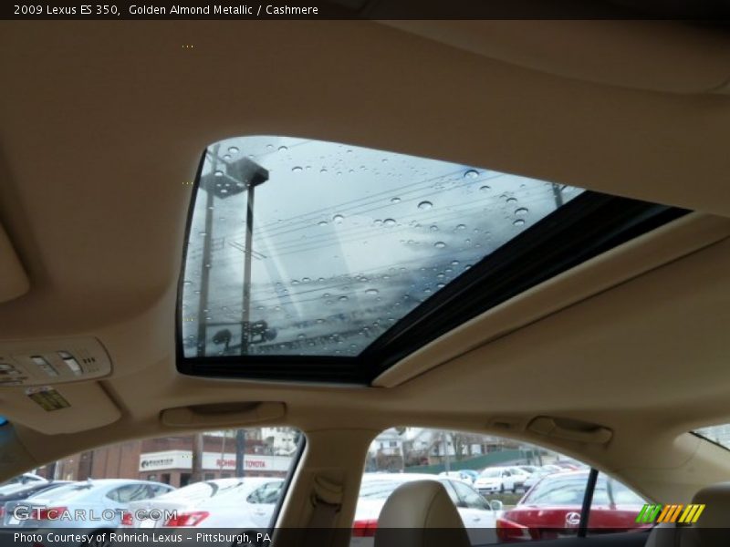 Golden Almond Metallic / Cashmere 2009 Lexus ES 350