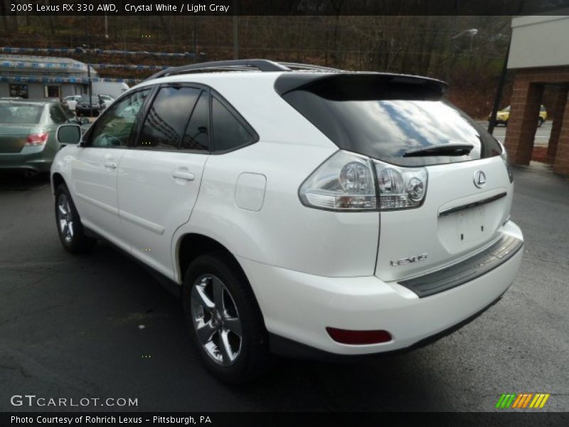 Crystal White / Light Gray 2005 Lexus RX 330 AWD